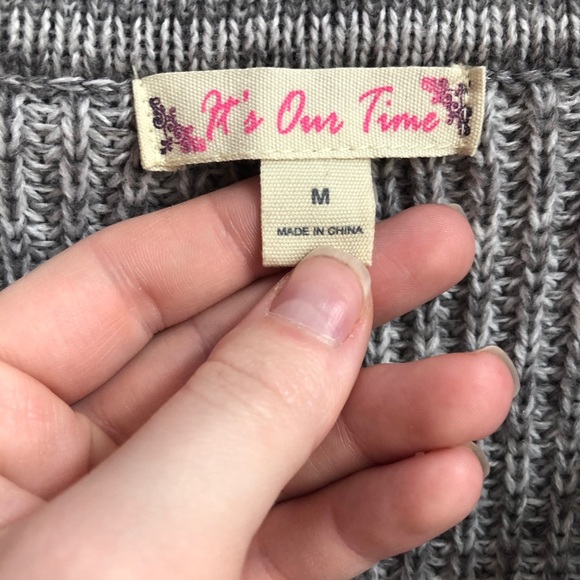 Lace Up Sweater - Picture 4 of 4